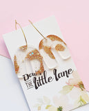 "U Turn"  in Hanging Copper Glitter! - Down The Little Lane 